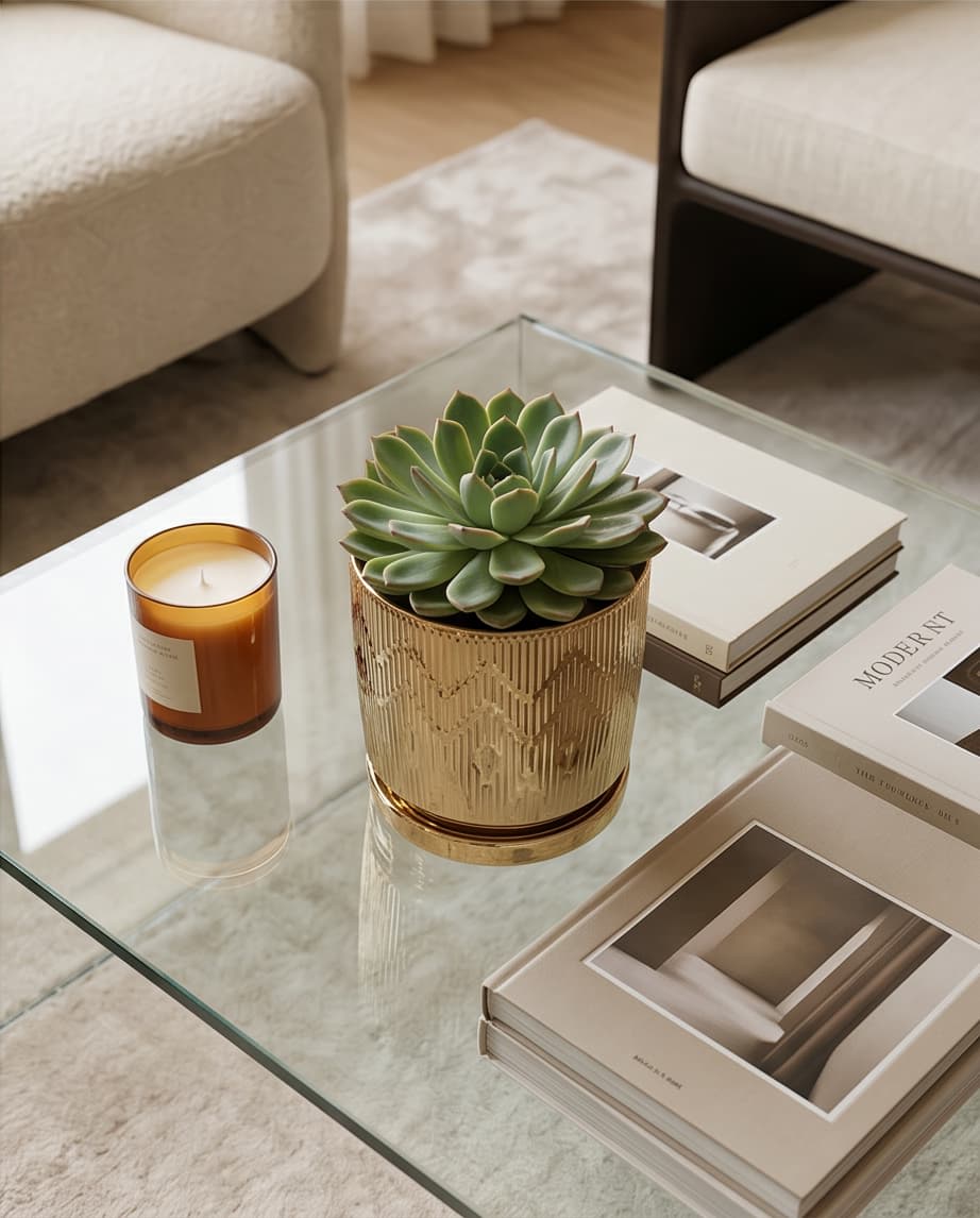 Golden Crest Planter