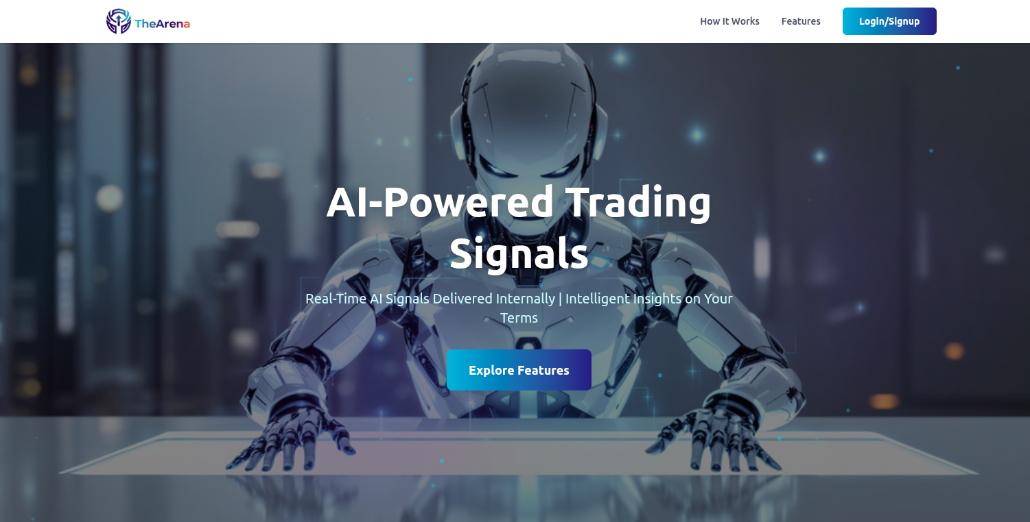 TheArena – AI-Powered Trading Signals Platform