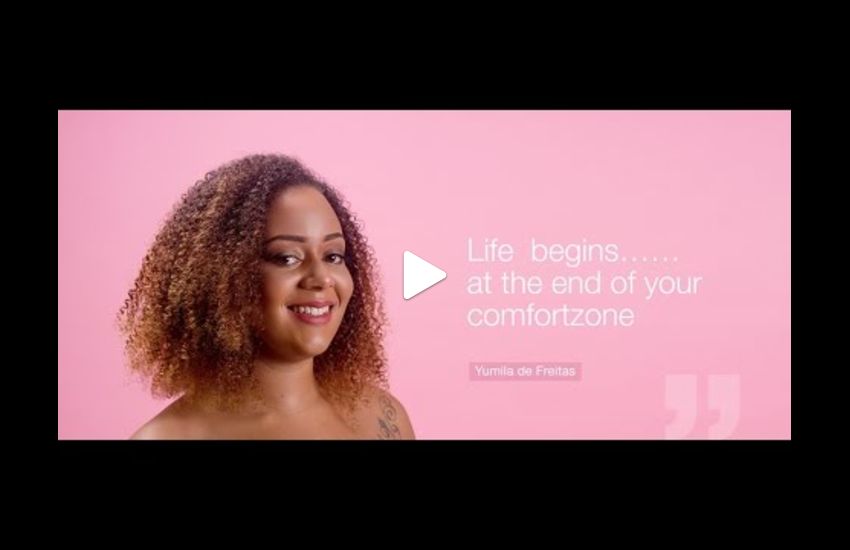 Miss Yumila de Freitas <i>"Life  begins…… at the end of your comfortzone"</i>