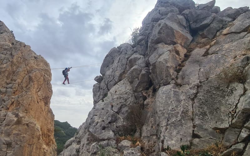 Via ferrata  John Hogbins. (Zafarraya)