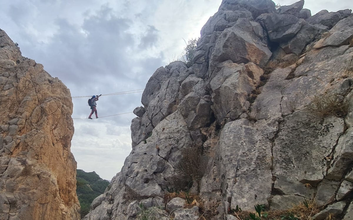 Via ferrata John Hogbins. (Zafarraya)