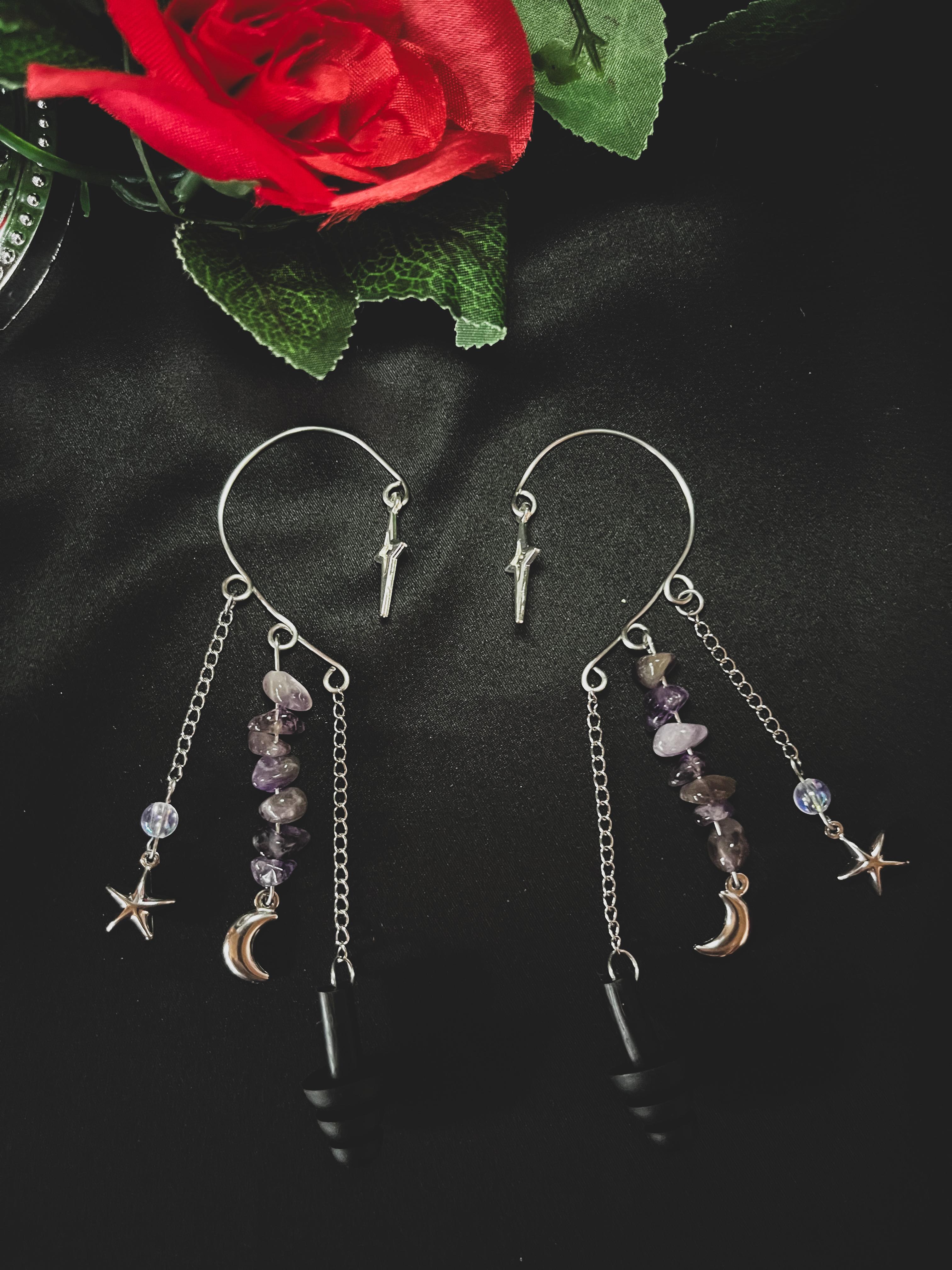 Earcuffs Noche de Amatista