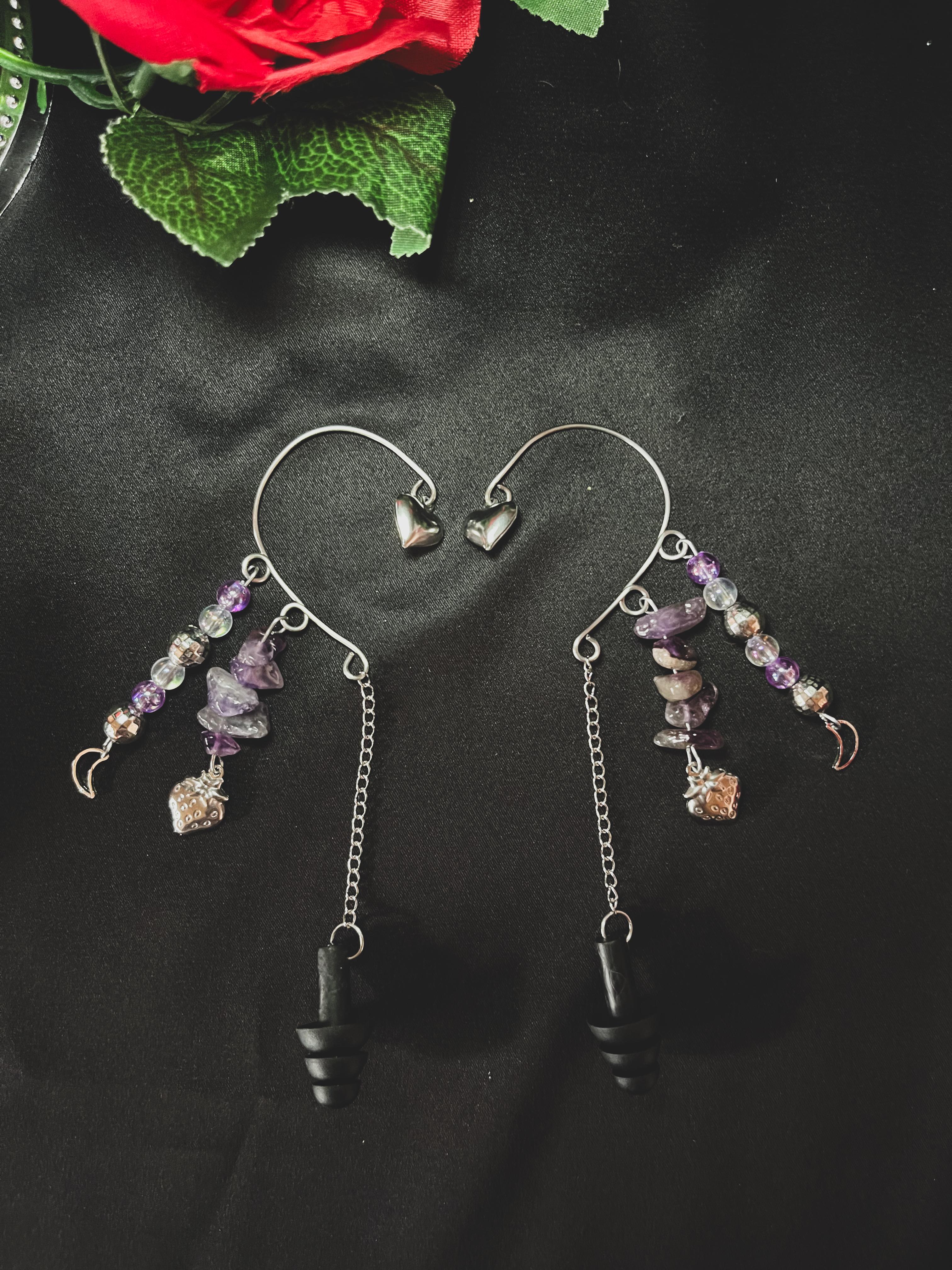 Earcuffs Susurro Violeta