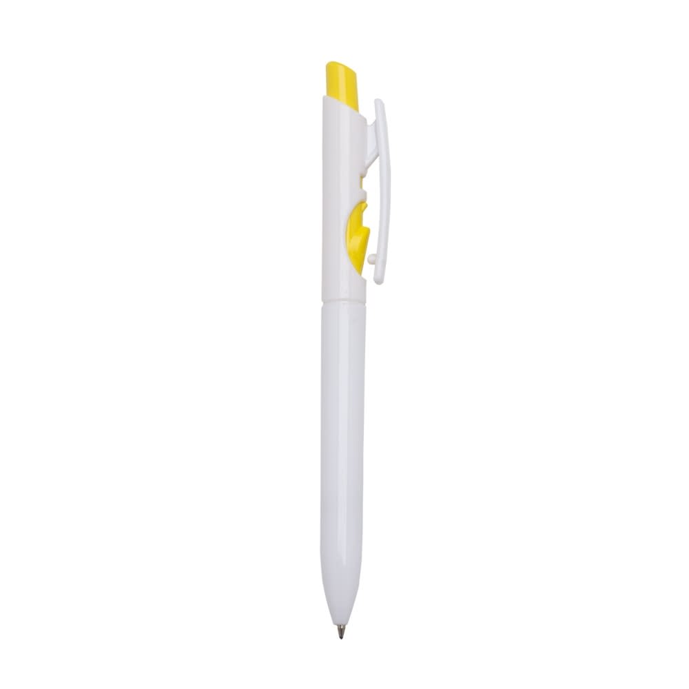 CANETA PLÁSTICA LEITOSA 