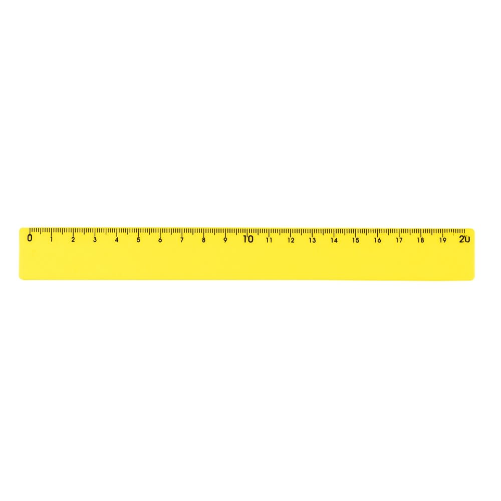 RÉGUA PLÁSTICA 20CM