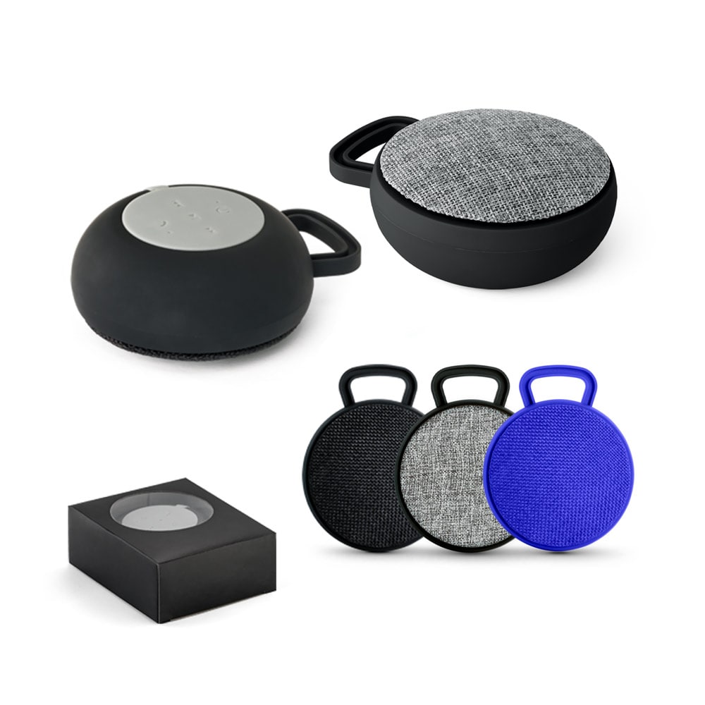 Caixa de Som Bluetooth com microfone em ABS 
