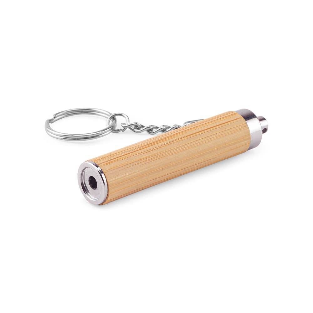 Chaveiro em Bambu com Lanterna LED — imagem 3