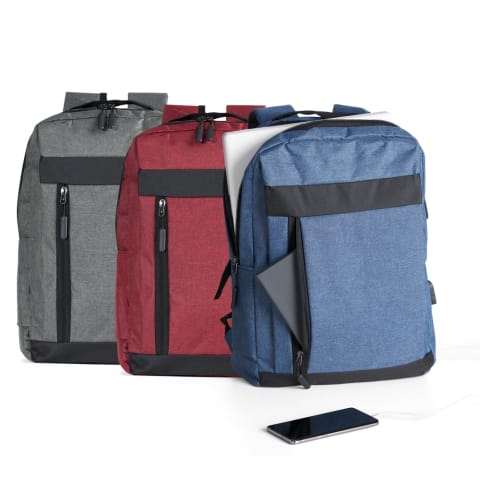MOCHILA DE NYLON USB 19L
