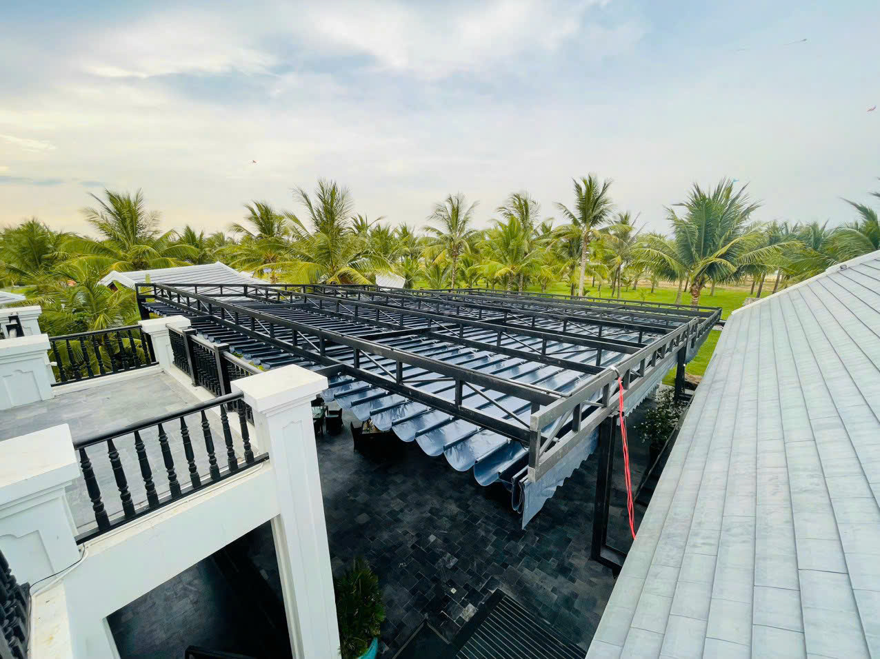 Toàn cảnh hệ khung và các khoang mái tại Bliss Hoi An Resort