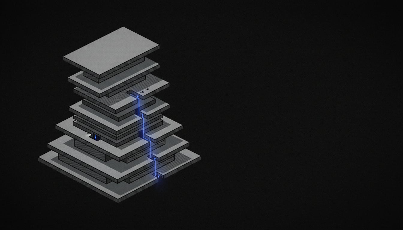 A Kubernetes cluster is a vast, layered structure whose many hidden internal connections and exposed surfaces must all be mapped and hardened to prevent a single entry point from unraveling the whole