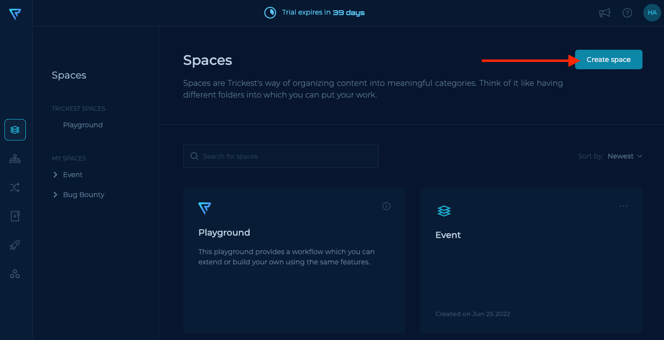 Creating a Space