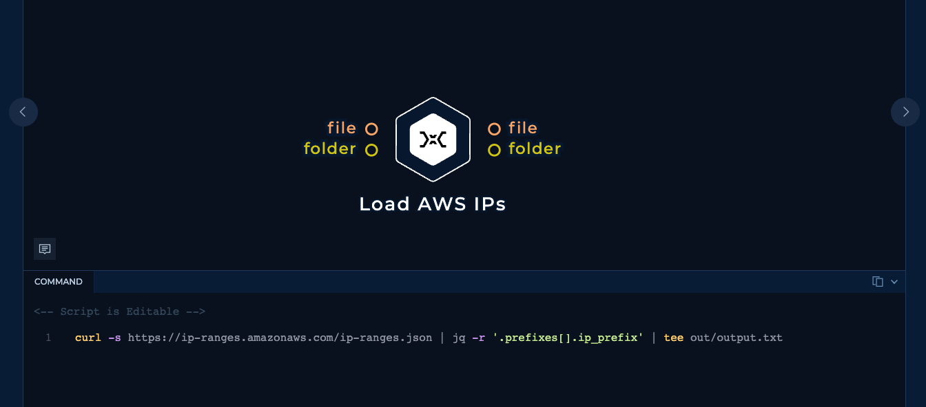 AWS IP Ranges Script - V1