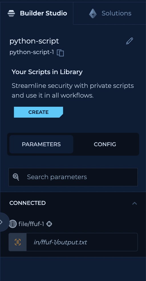 Workflow Editor Right Sidebar