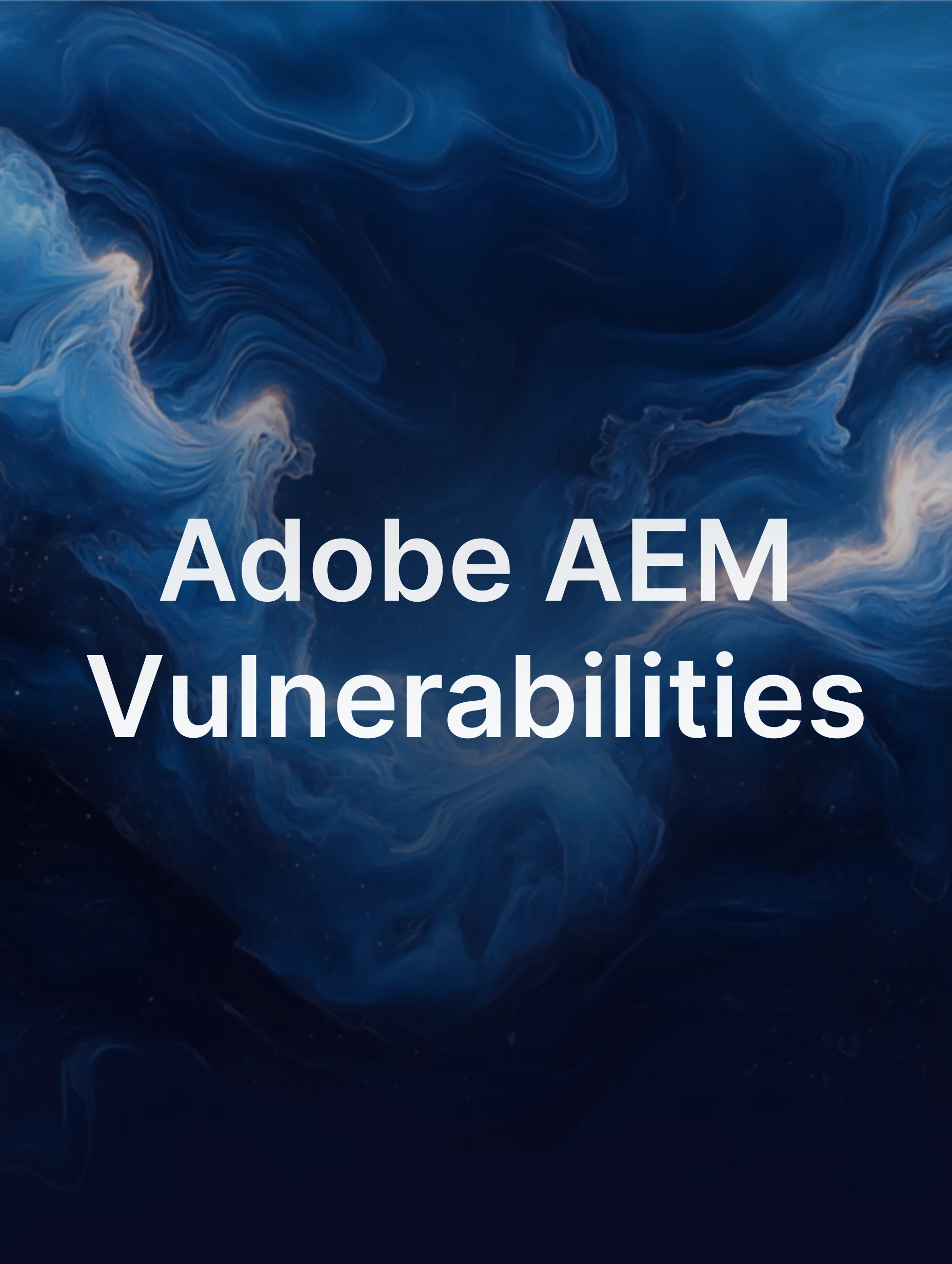 Aem discovery workflow with 10 nodes an different inputs