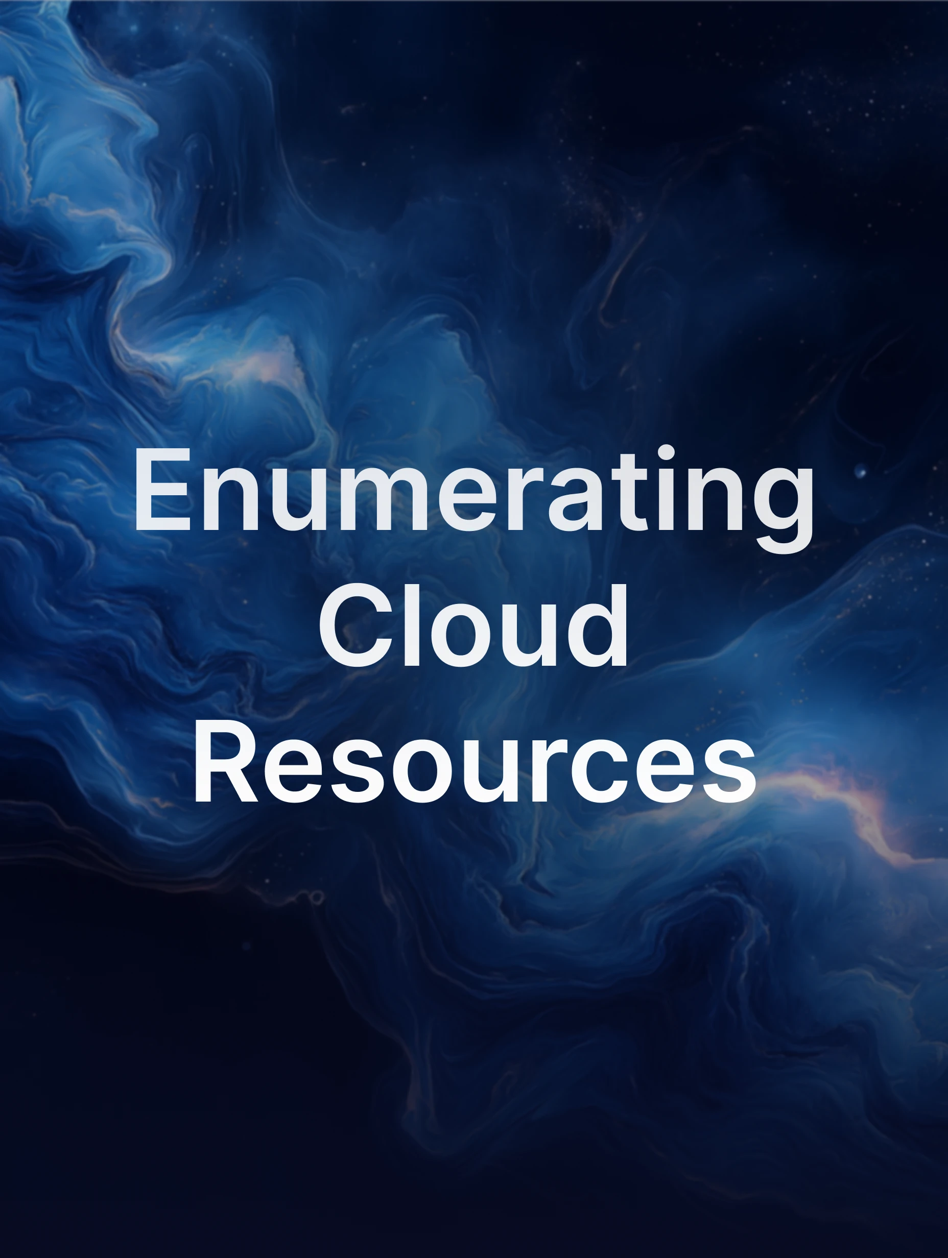 A schema with 5 blocks showing cloud resources 