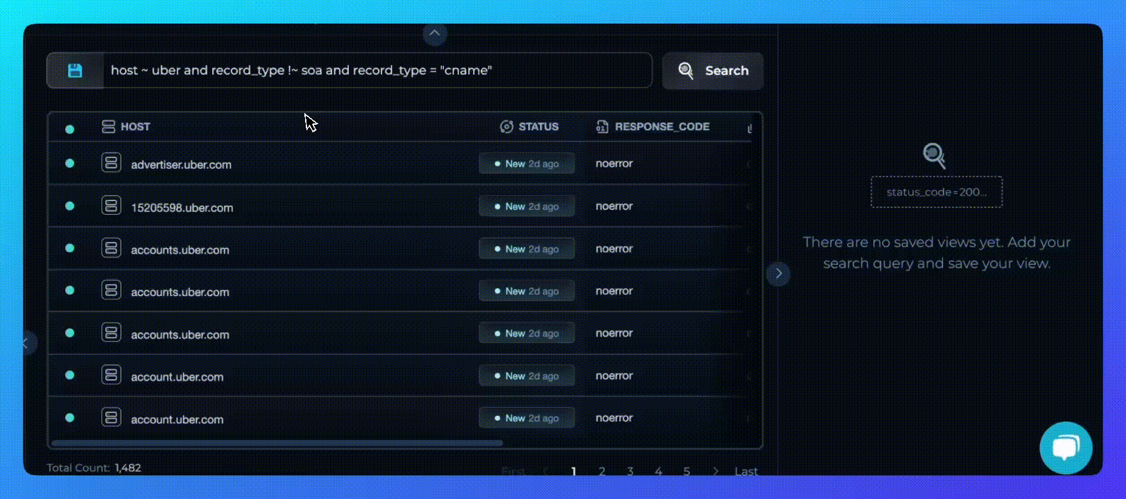 gif of creating a custom view in Trickest Solutions
