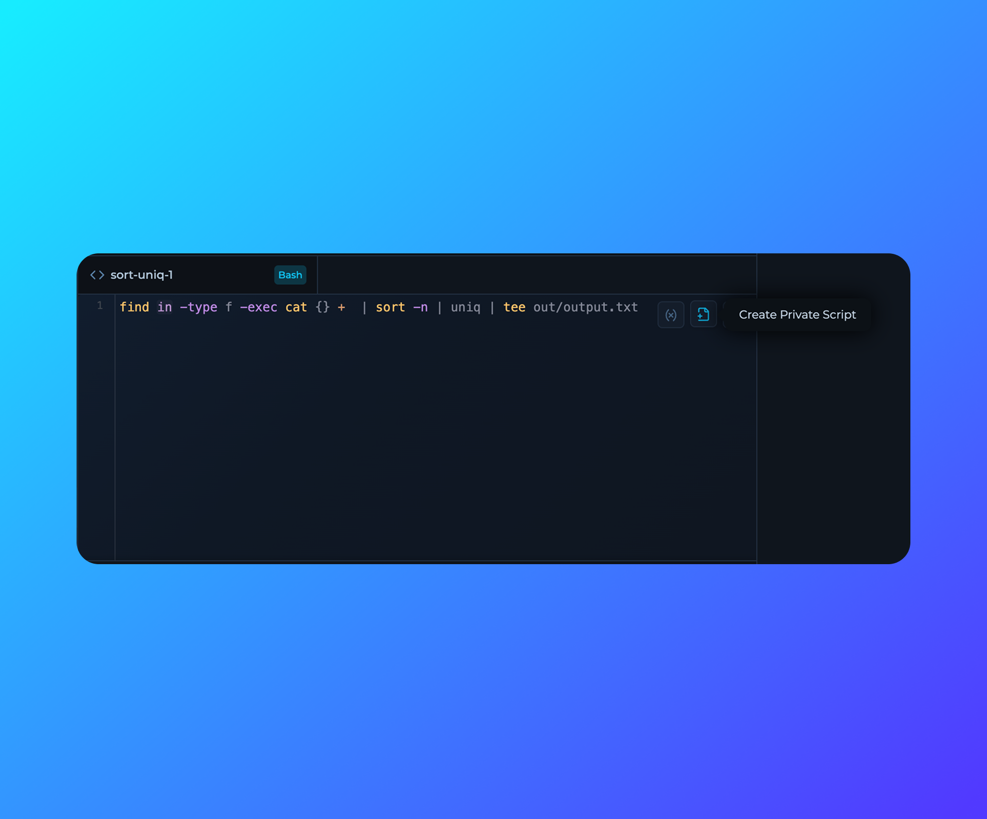 Private Scripts