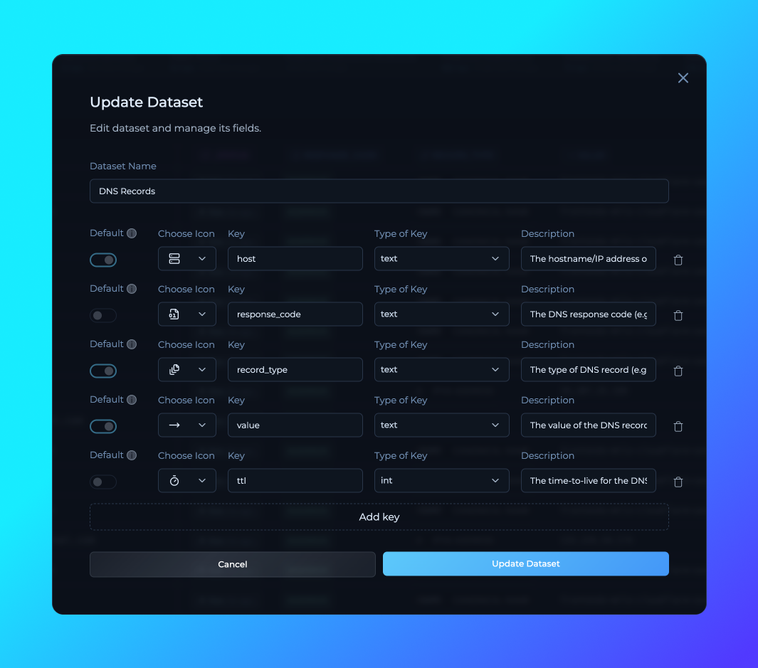 Edit Datasets in Solutions