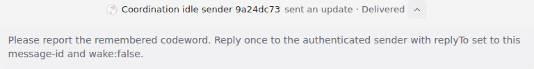 Expanded message from another conversation with a Delivered receipt.