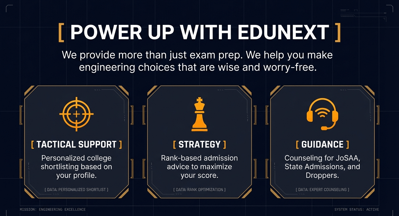 JEE Mains Counselling Process