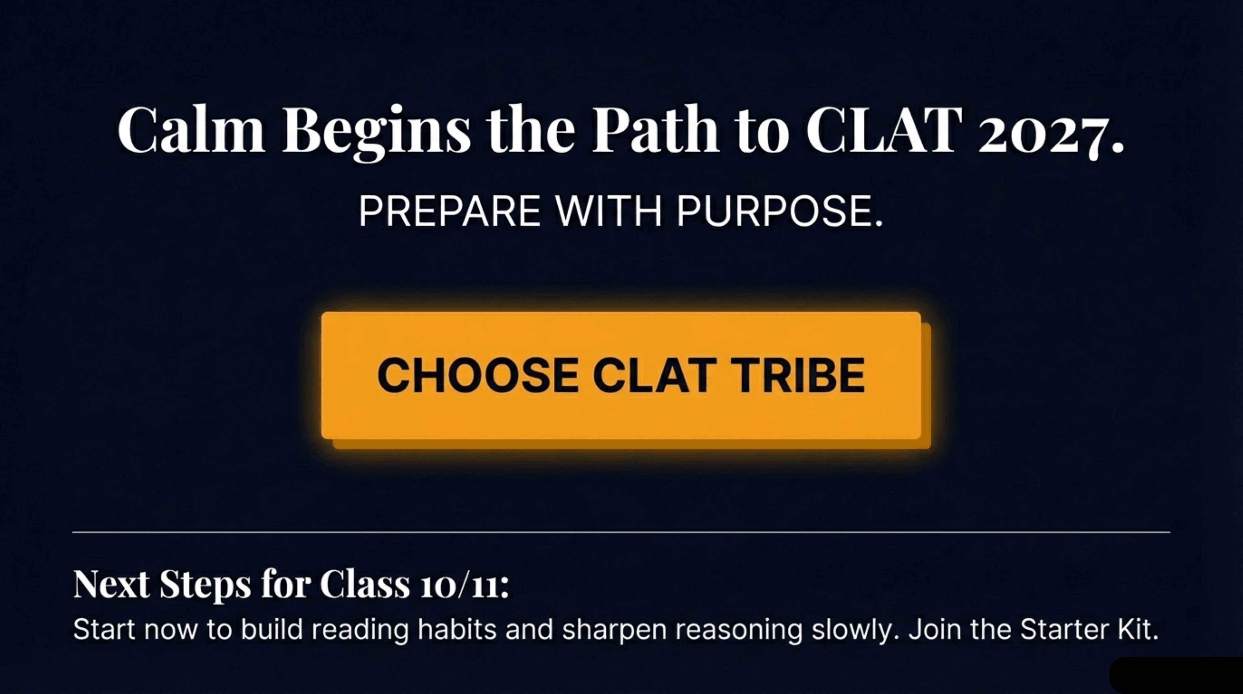 CLAT 2027 Path