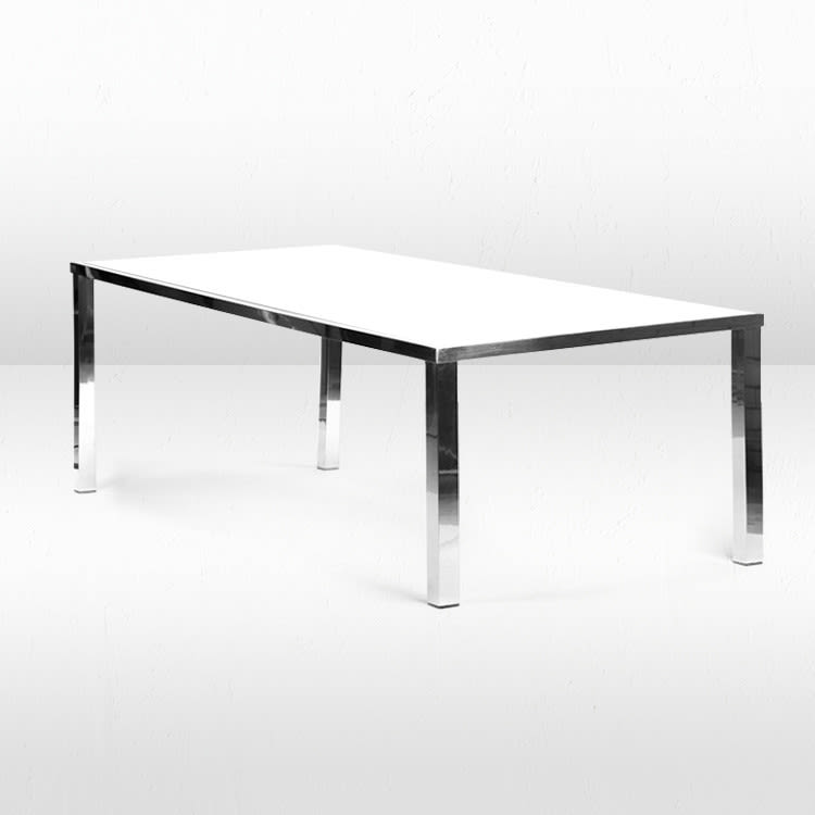 Metropolitan Dining Table - Silver