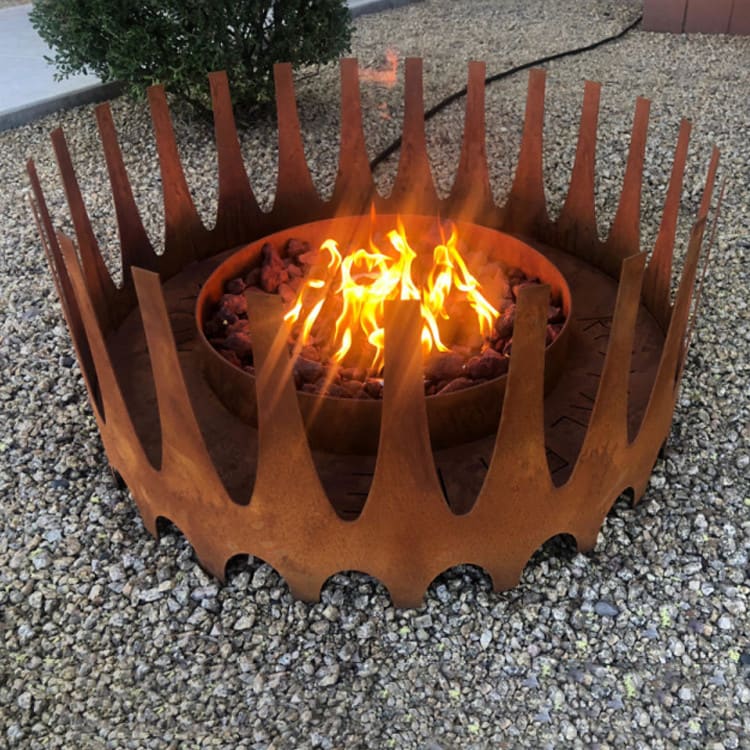 Royalfire Fire Pit - Rust Finish