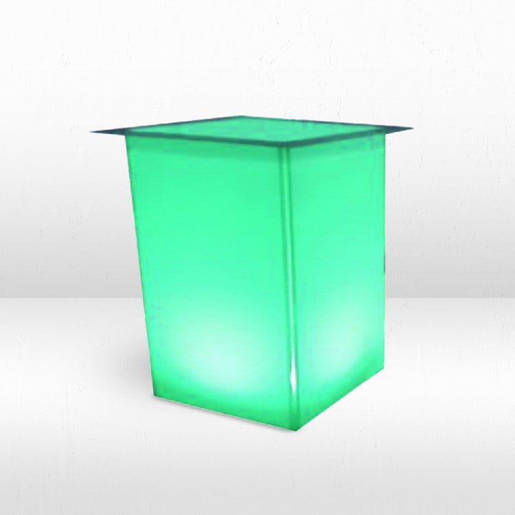 Glowing Cube Bistro Table view 2