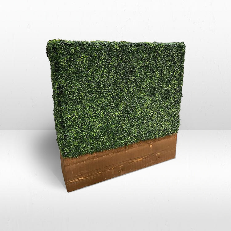 Hedge Wall - 4ft / Brown Stain Base