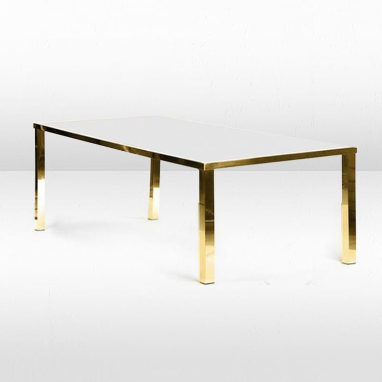 Metropolitan Dining Table - Gold