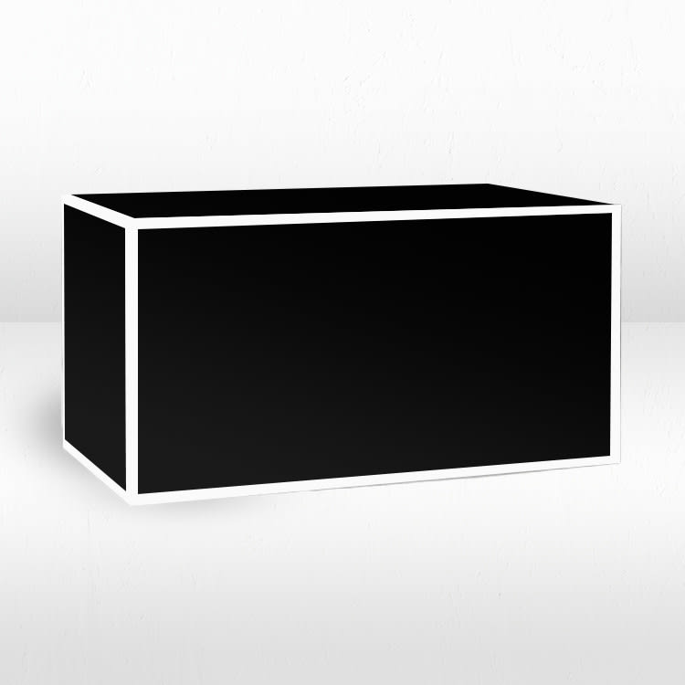 6ft Avenue Bar - White Frame / Black Inserts view 2