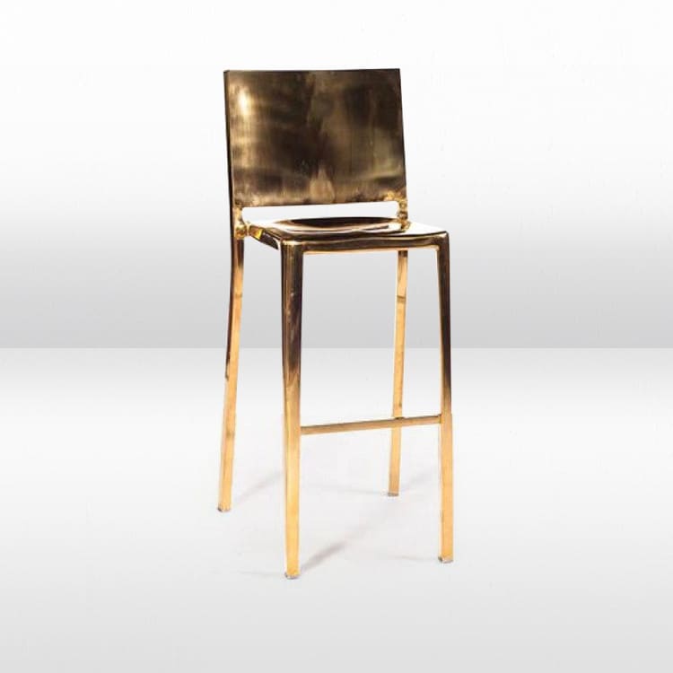 Bristol Gold Bar Stool view 2
