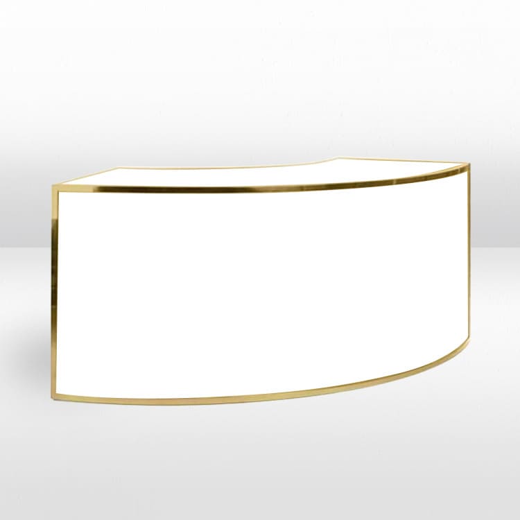1/4 Curve Avenue Bar - Flat Gold Frame view 2