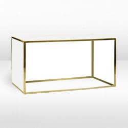 6ft Avenue Bar - Flat Gold Frame / Shadowbox view 2