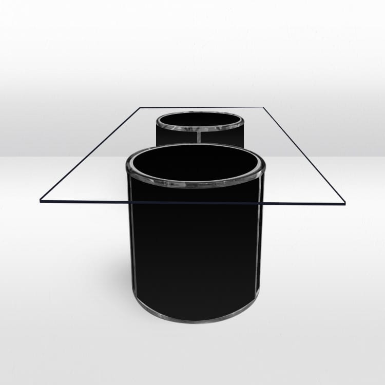 Dexter Kings Table / Black Matte Inserts