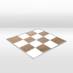 Pasadena Oak White Checker Dance Floor