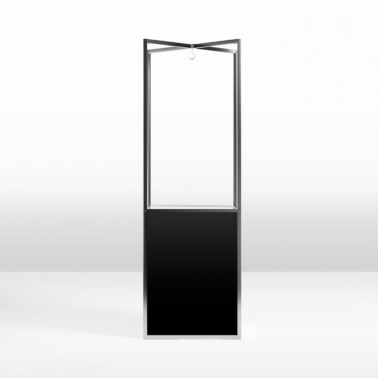 Avenue Canopy Tower - Silver Frame / Black Matte Inserts view 2