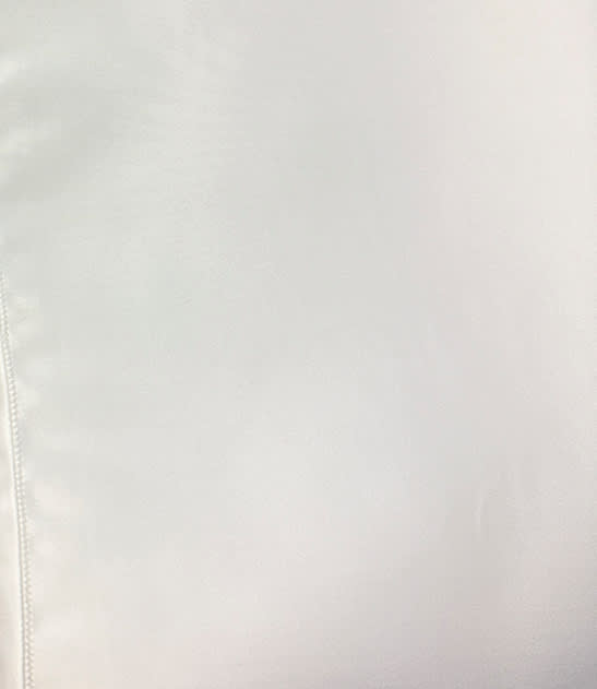90" White Linen Tablecloth
