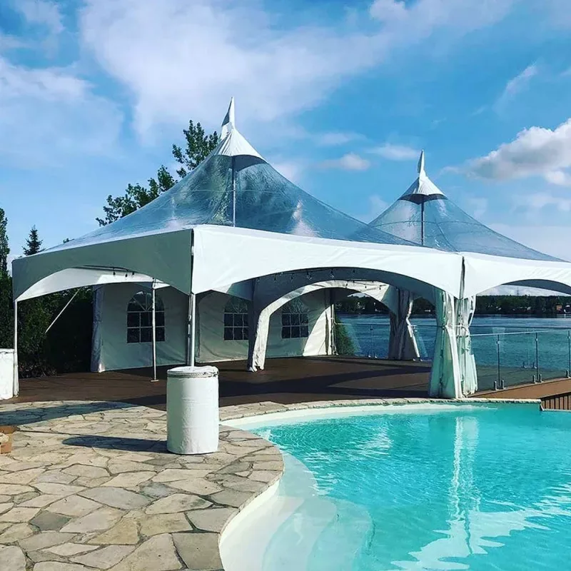 20x30 clear top marquee tent rental — Forever Party Rentals