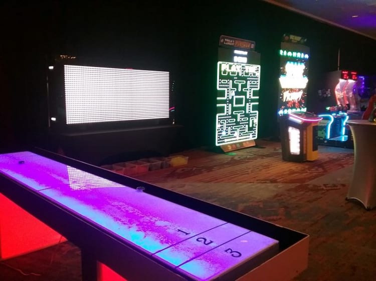 10ft Acrylic Glowing Shuffle Board view 3