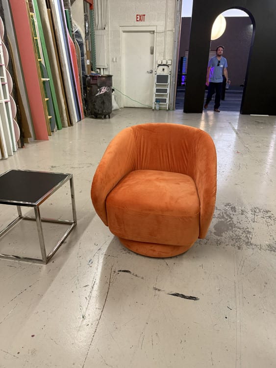 Avery Chair - Rust view 2