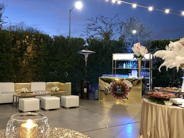 6ft Avenue Bar - Gold Frame / Gold Mirror Inserts view 4