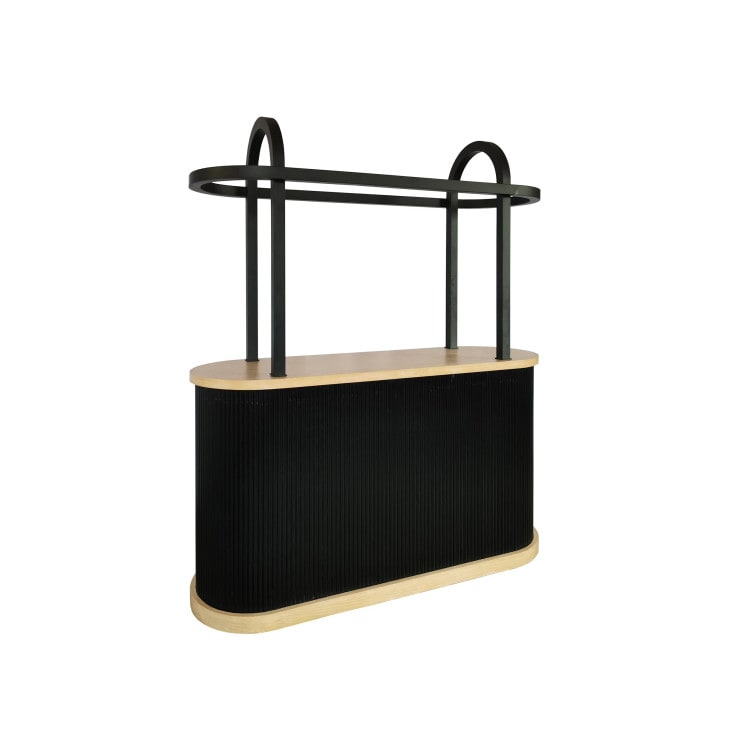 Leona Bar Cart - Black view 4