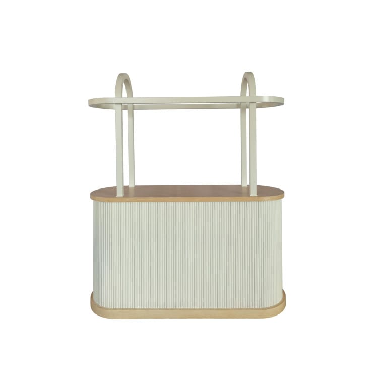 Leona Bar Cart - White view 5