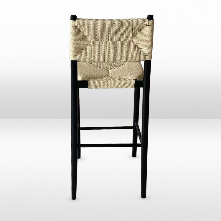 Brixton Black Bar Stool view 3
