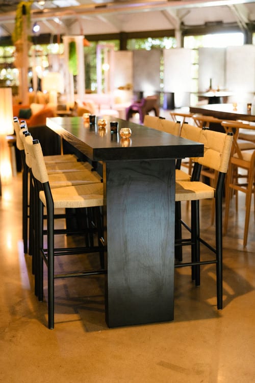 Brixton Black Bar Stool view 5