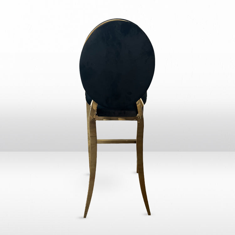 Garbo Bar Stool with Black Pads view 3