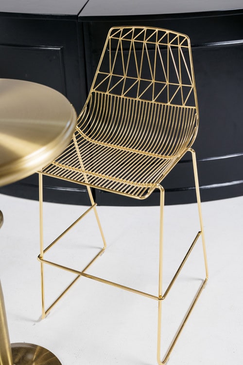 Hawaii Bar Stool - Gold view 5