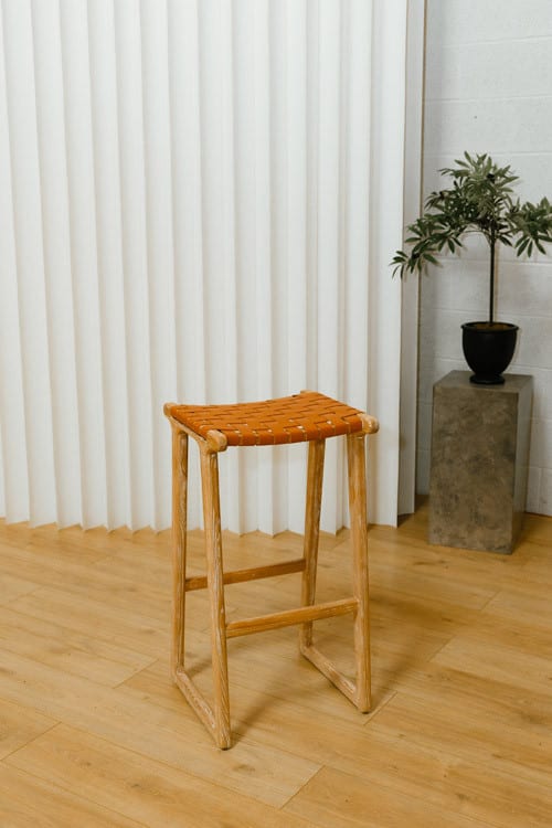 Charlie Bar Stool - Leather view 4