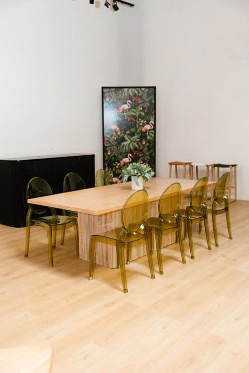 Ghost Dining Chair - Green view 4